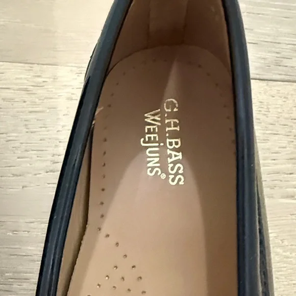 Black Loafers with Silver Charm Detail - Picture 2 of 6